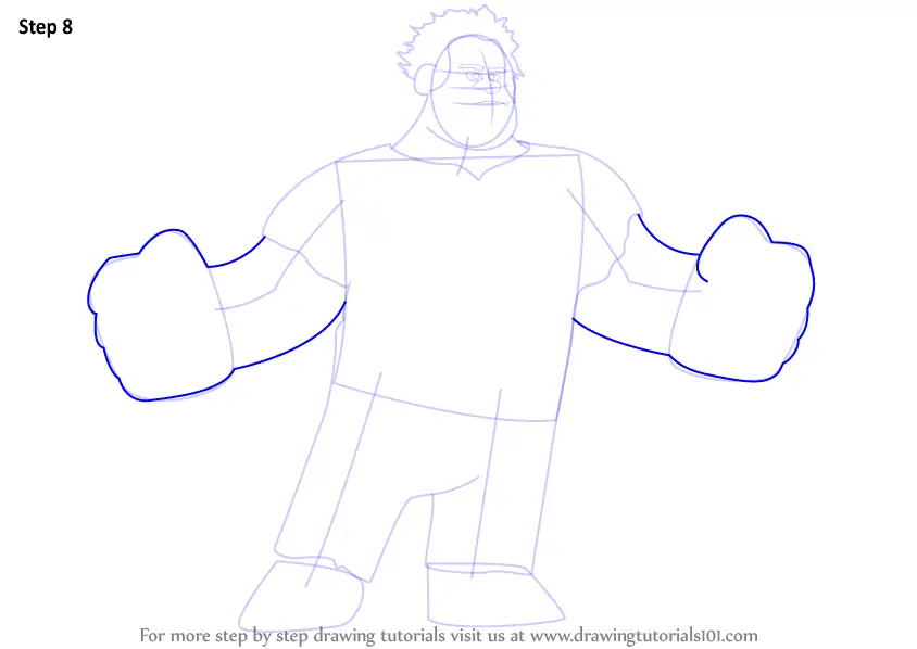 Learn How to Draw WreckIt Ralph (WreckIt Ralph) Step by Step