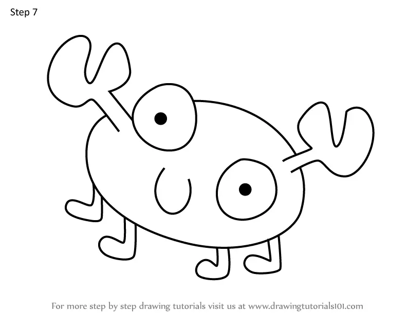 How to Draw Cornelius the Crab from Fluffy Gardens (Fluffy Gardens ...