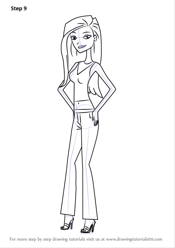 How to Draw Courtney Masterson from 6teen (6teen) Step by Step ...