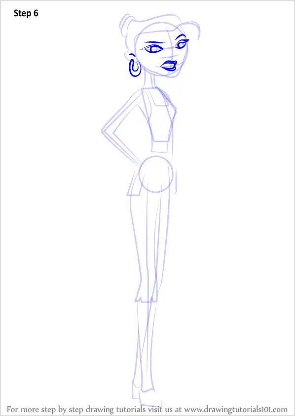 How to Draw Tricia Holmes from 6teen (6teen) Step by Step ...