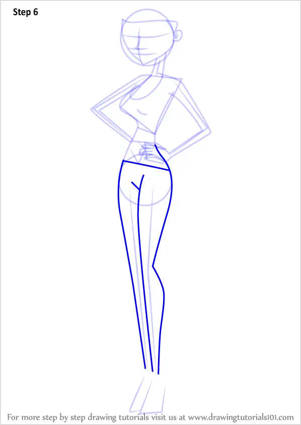 How to Draw Yummy Mummy from 6teen (6teen) Step by Step ...