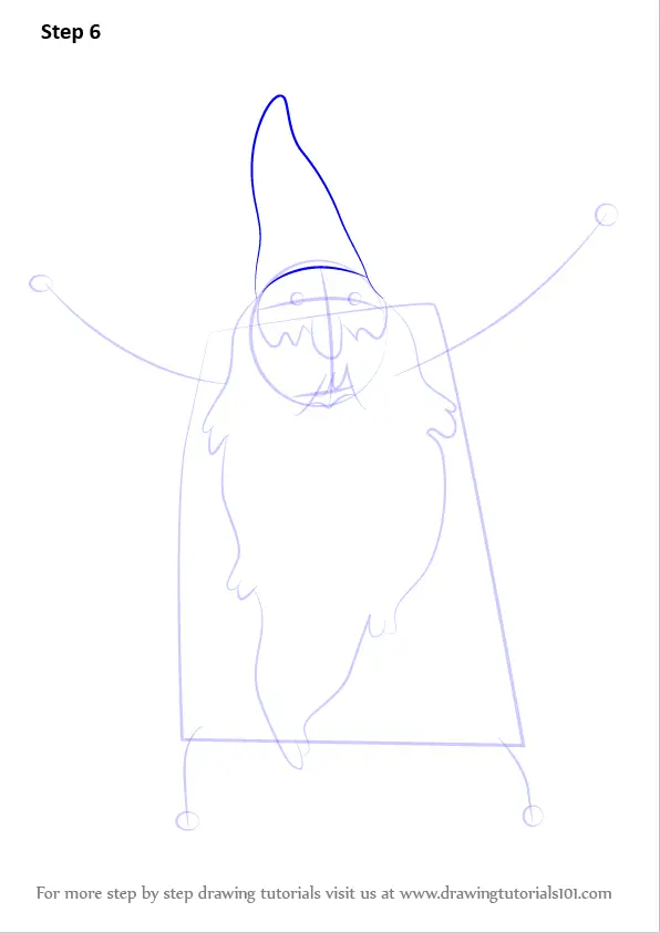 How to Draw Forest Wizard from Adventure Time (Adventure Time) Step by ...