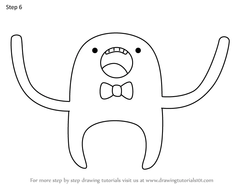 How to Draw Ghost Announcer from Adventure Time (Adventure Time) Step ...