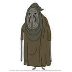 How to Draw Hag from Adventure Time