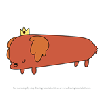 How to Draw Hot Dog Princess from Adventure Time