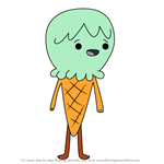 How to Draw Ice Cream Guy from Adventure Time