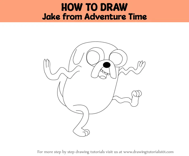 Adventure Time: How to Draw Jake – KidzSearch Mobile Games