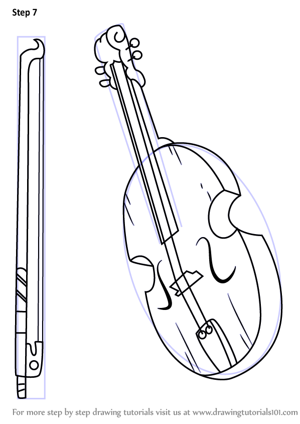 How to Draw Jake's Viola from Adventure Time (Adventure Time) Step by ...