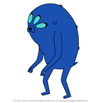 How to Draw Jake, Sr. Shapeshifter from Adventure Time