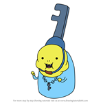 How to Draw Key-per from Adventure Time