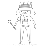 How to Draw King of Ooo from Adventure Time