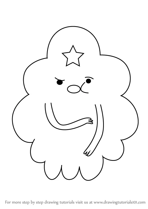 Learn How to Draw Lumpy Space Princess from Adventure Time (Adventure