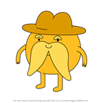 How to Draw Mayor from Adventure Time