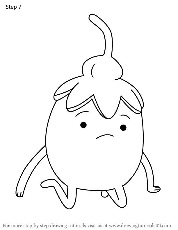 How to Draw Mr. Goji Berry from Adventure Time (Adventure Time) Step by ...