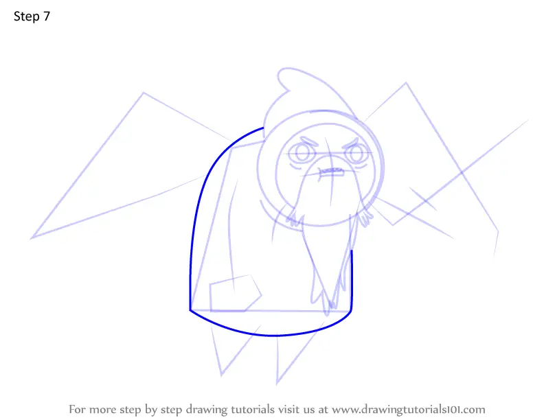 How to Draw Old Wizards from Adventure Time (Adventure Time) Step by ...