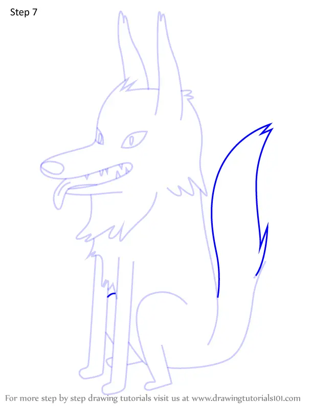 How to Draw Papa Wolf from Adventure Time (Adventure Time) Step by Step ...