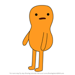 How to Draw Peanut from Adventure Time