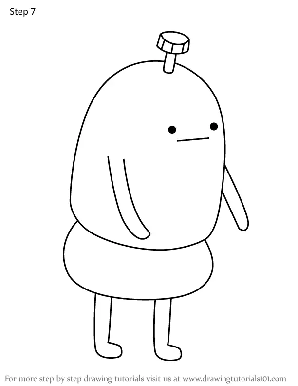 How to Draw Pepper Grinder from Adventure Time (Adventure Time) Step by ...