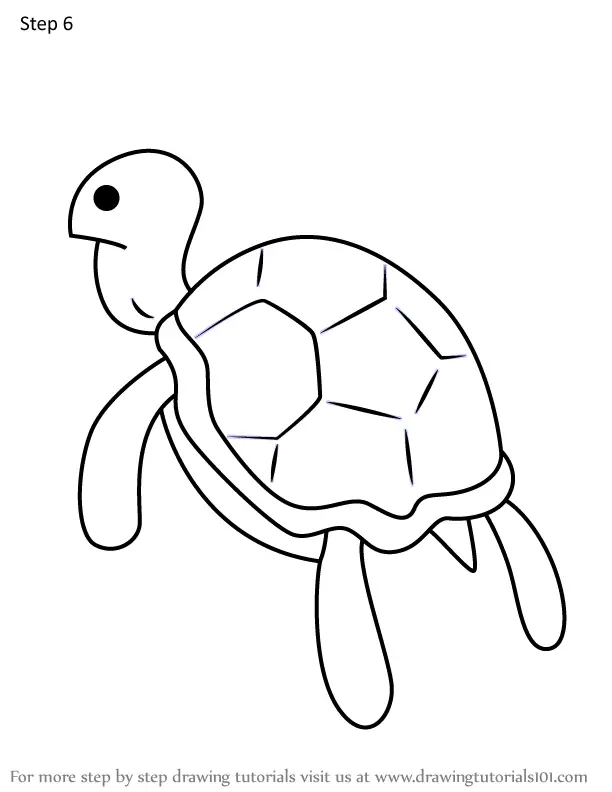 How to Draw Representative Sea Turtle from Adventure Time (Adventure ...