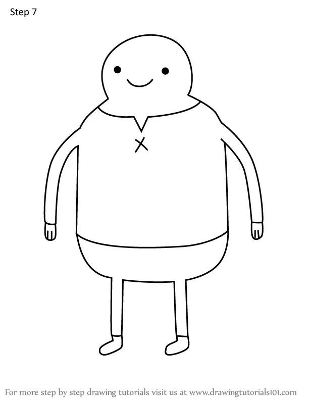 How to Draw Sandwich Paul from Adventure Time (Adventure Time) Step by ...