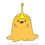 How to Draw Slime Princess from Adventure Time