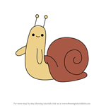 How to Draw Snail from Adventure Time