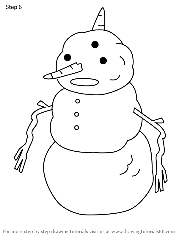 How to Draw Snowman Priest from Adventure Time (Adventure Time) Step by ...