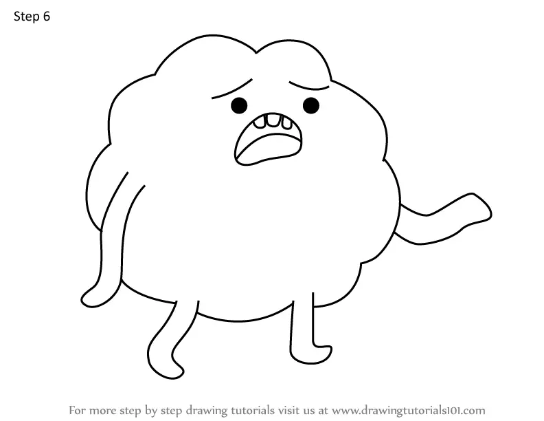 How to Draw Soul Sucked Fuzzy Friend from Adventure Time (Adventure ...