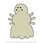 How to Draw Spider Ghost from Adventure Time