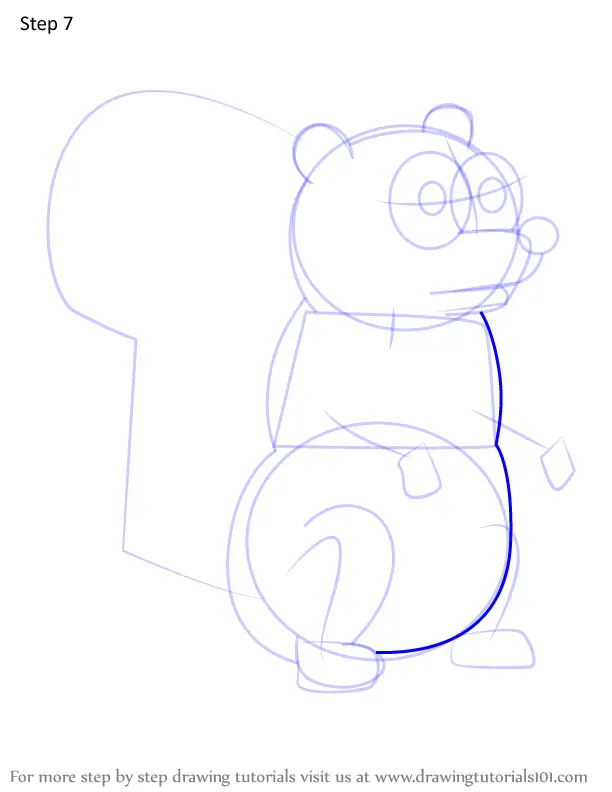 How to Draw Squirrel from Adventure Time (Adventure Time) Step by Step ...