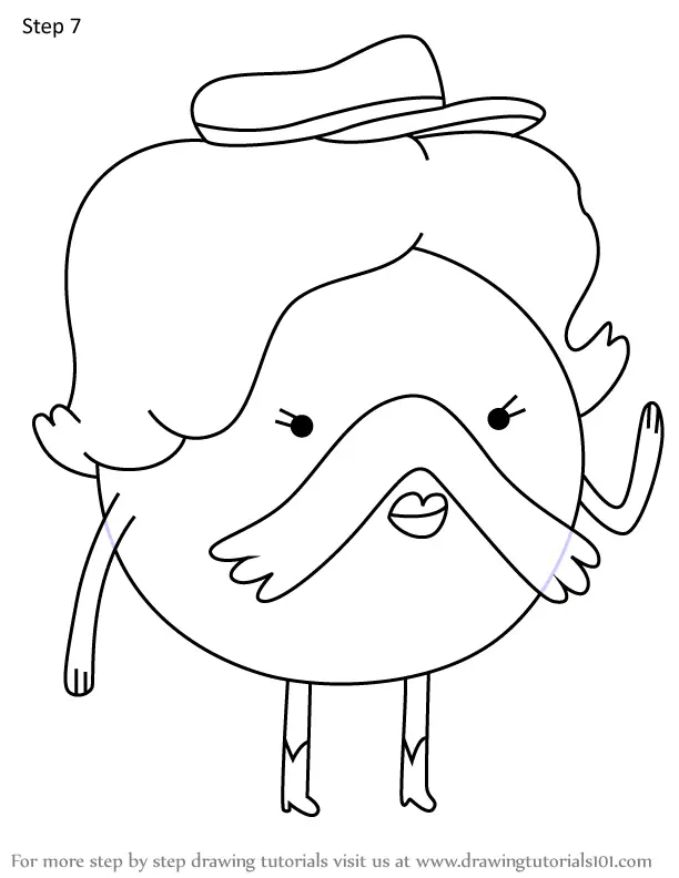 How to Draw Starchy Female from Adventure Time (Adventure Time) Step by ...