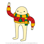 How to Draw That Guy in Xmas Sweater from Adventure Time