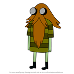 How to Draw Wizard Bill from Adventure Time