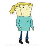 How to Draw Young Betsy Pound Cake from Adventure Time