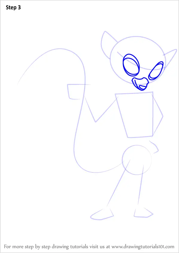 How to Draw Clover from All Hail King Julien (All Hail King Julien ...