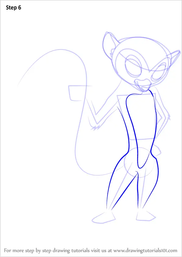 How to Draw Clover from All Hail King Julien (All Hail King Julien ...