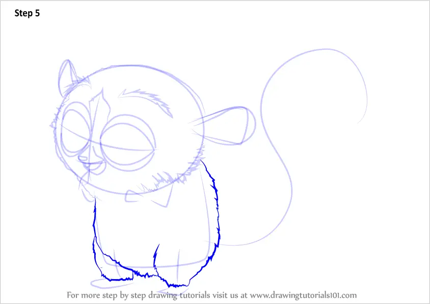 How to Draw Mort from All Hail King Julien (All Hail King Julien) Step ...