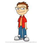 How to Draw Steve Smith from American Dad
