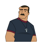 How to Draw Coach Sackerson from American Dragon Jake Long
