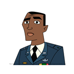 How to Draw Colonel Hank Carter from American Dragon Jake Long