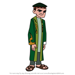 How to Draw Councilor Kukulkhan from American Dragon Jake Long