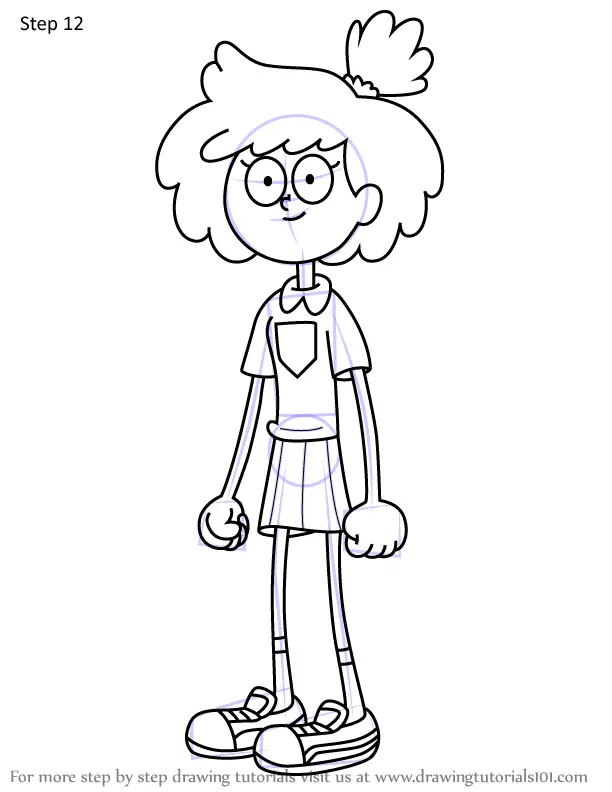 How to Draw Anna from Amphibia (Amphibia) Step by Step ...