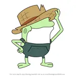 How to Draw Chuck from Amphibia