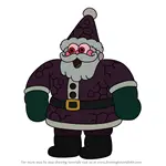 How to Draw Drone Soldier Santa Robot from Amphibia