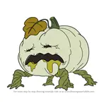 How to Draw Giant Mutated Pumpkin from Amphibia
