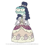 How to Draw Lady Olivia from Amphibia