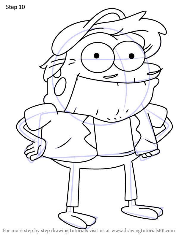 How To Draw Monroe From Amphibia (amphibia) Step By Step 