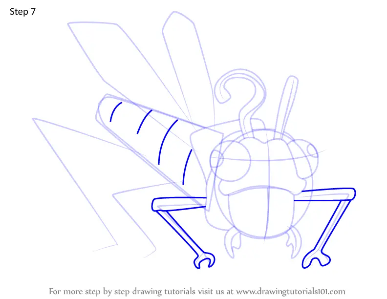 How to Draw Purple Locusts from Amphibia (Amphibia) Step by Step ...