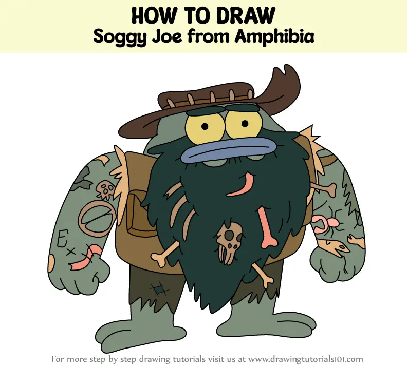 How to Draw Soggy Joe from Amphibia (Amphibia) Step by Step ...