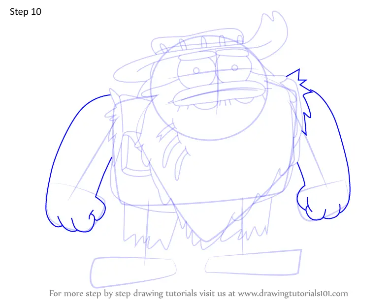 How to Draw Soggy Joe from Amphibia (Amphibia) Step by Step ...